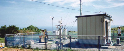 図1　沖縄での大気エアロゾル観測