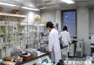 実験室内の風景