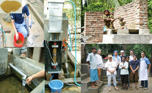 図2 バングラデシュにおける井戸水浄化のプロジェクト
