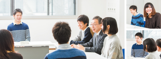 学生たちは6人全員が初対面。徐々に打ち解け、ときに笑いも起こるほどに。