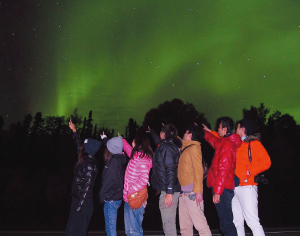 アラスカで見たオーロラ