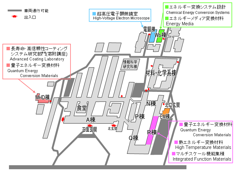 工学部内案内図