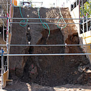 Full-scale embankment slope (Shikotsu volcanic soil, height in 5m)