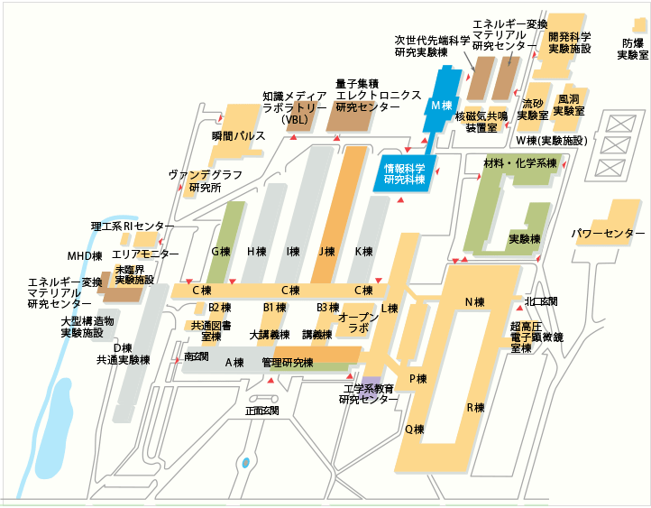 工学研究院建物配置