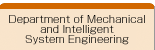 Department of Mechanical and Intelligent System Engineering
